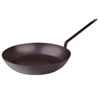 PADELLA LIONESE PESANTE FET. 30 MANICO IN FERRO diametro 24 cm, altezza 4,5 cm