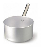 CASSERUOLA 1 MANICO ALTISSIMA ALLUMINIO diametro 14 cm, altezza 10 cm, capacità 1,5 lt