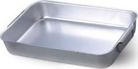 ROSTIERA RETTANGOLARE ANGOLI TONDI PESANTE DIMENSIONI 30X23 cm, altezza 7 cm